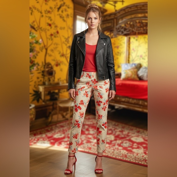 Zara tropical pants - Picture 1 of 4